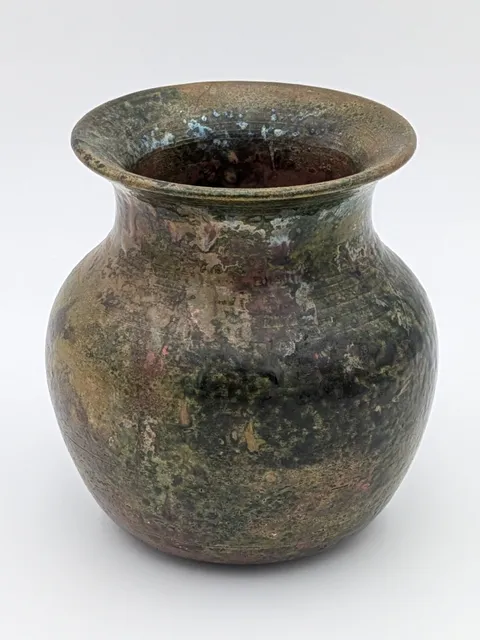 Raku vase