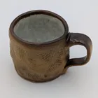 Handbuilt mug with shell texture, photo 1