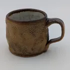 Handbuilt mug with shell texture, photo 2