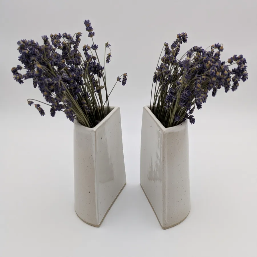 Bookend vase pair 1