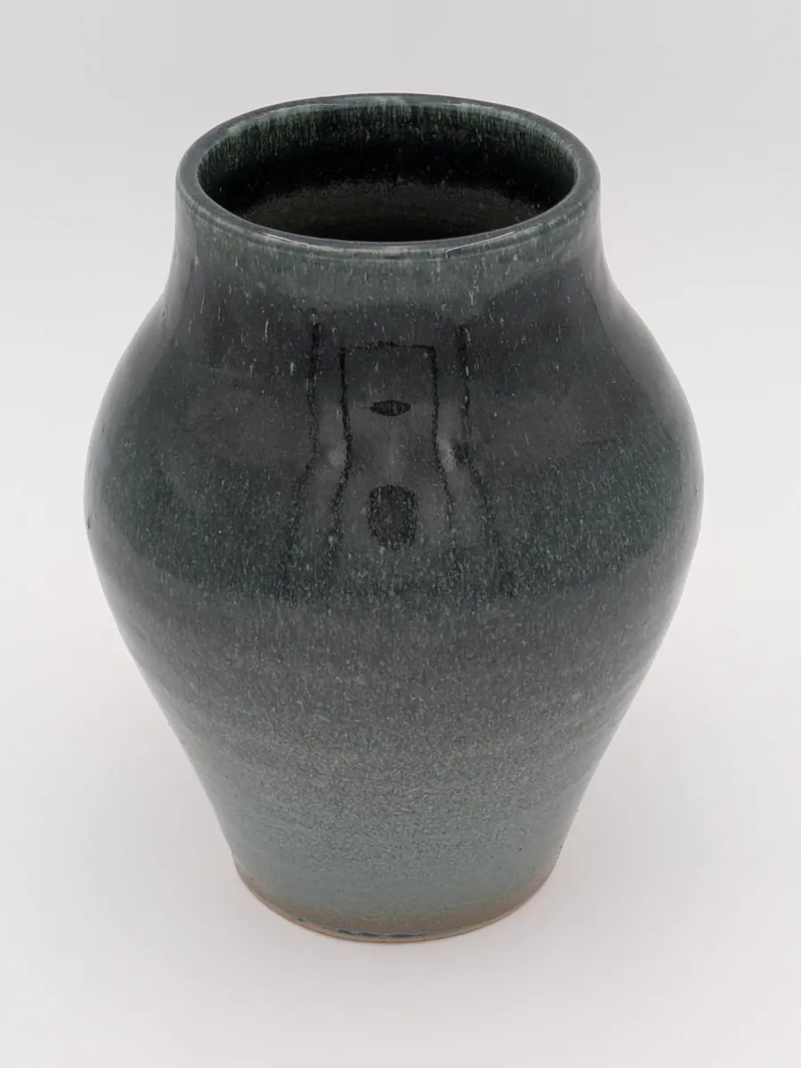 Set of 2 slate vases