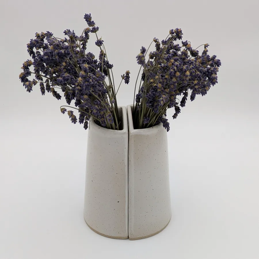 Bookend vase pair 1