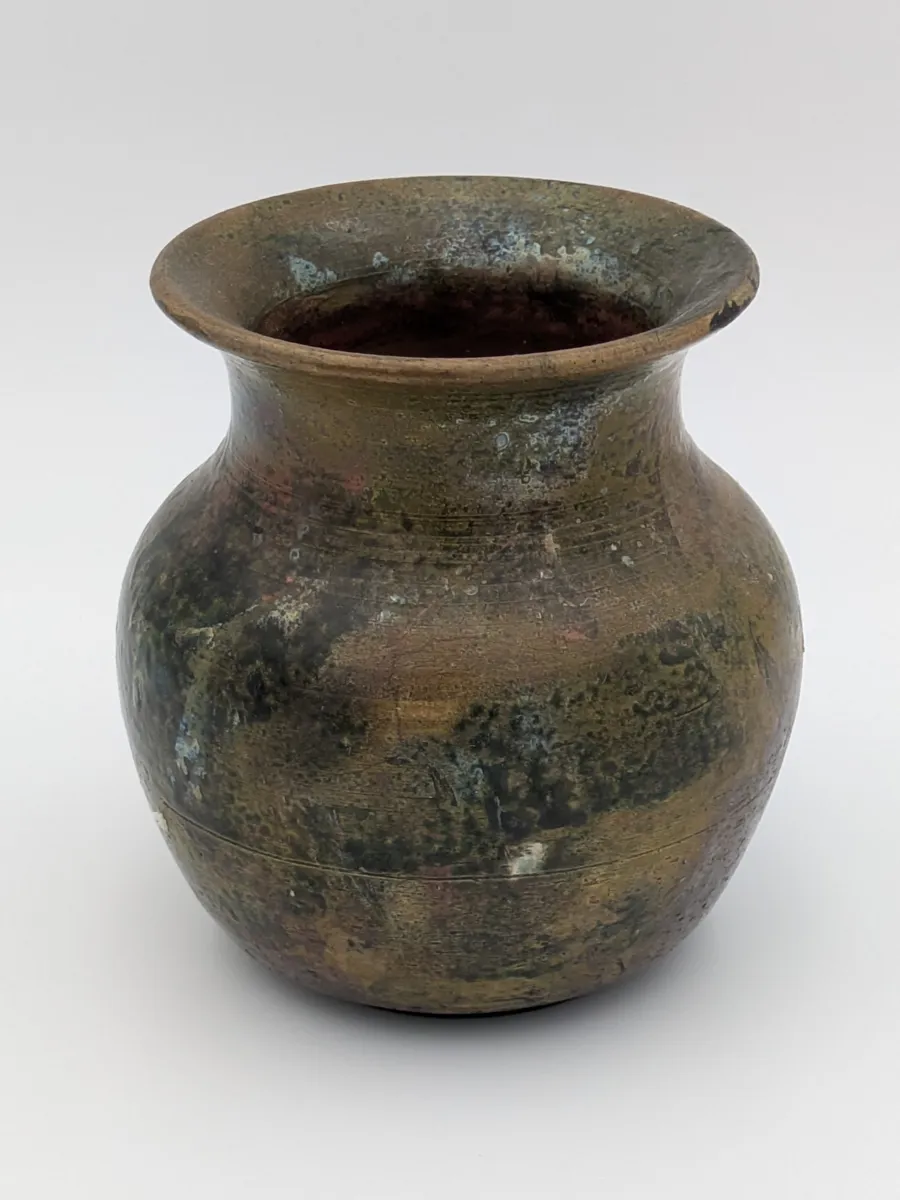 Raku vase