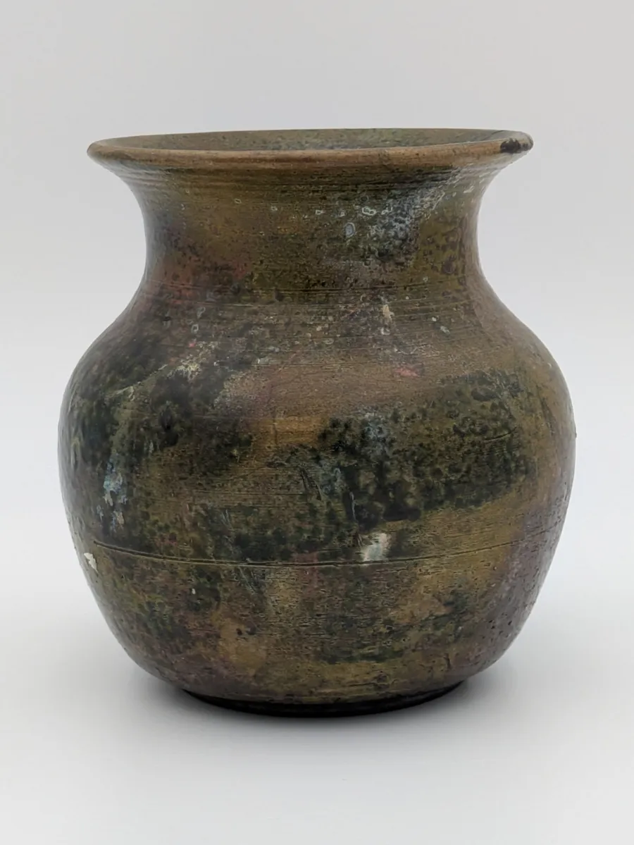 Raku vase