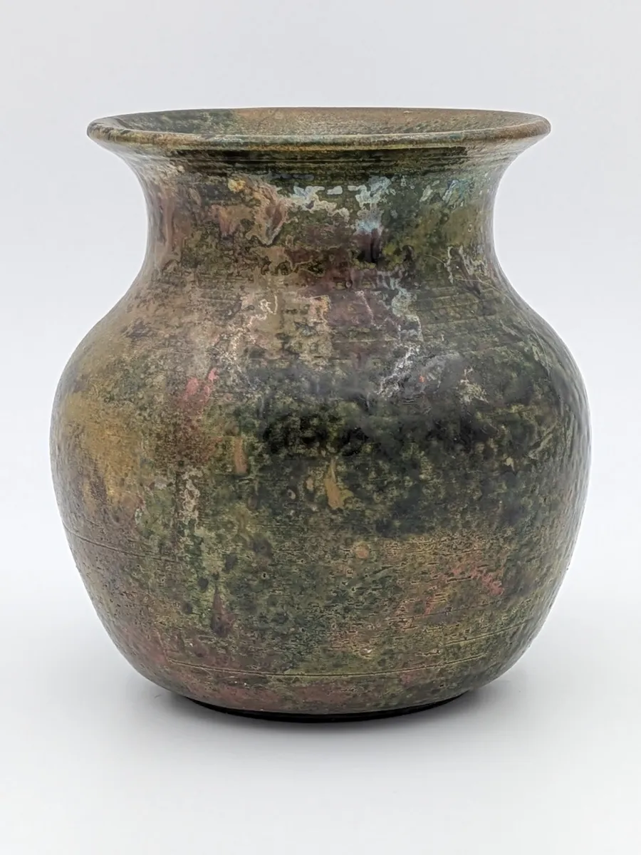 Raku vase