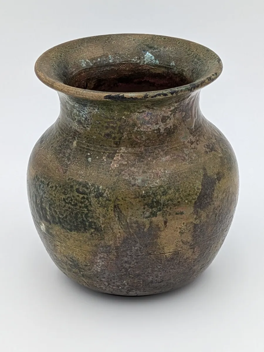 Raku vase