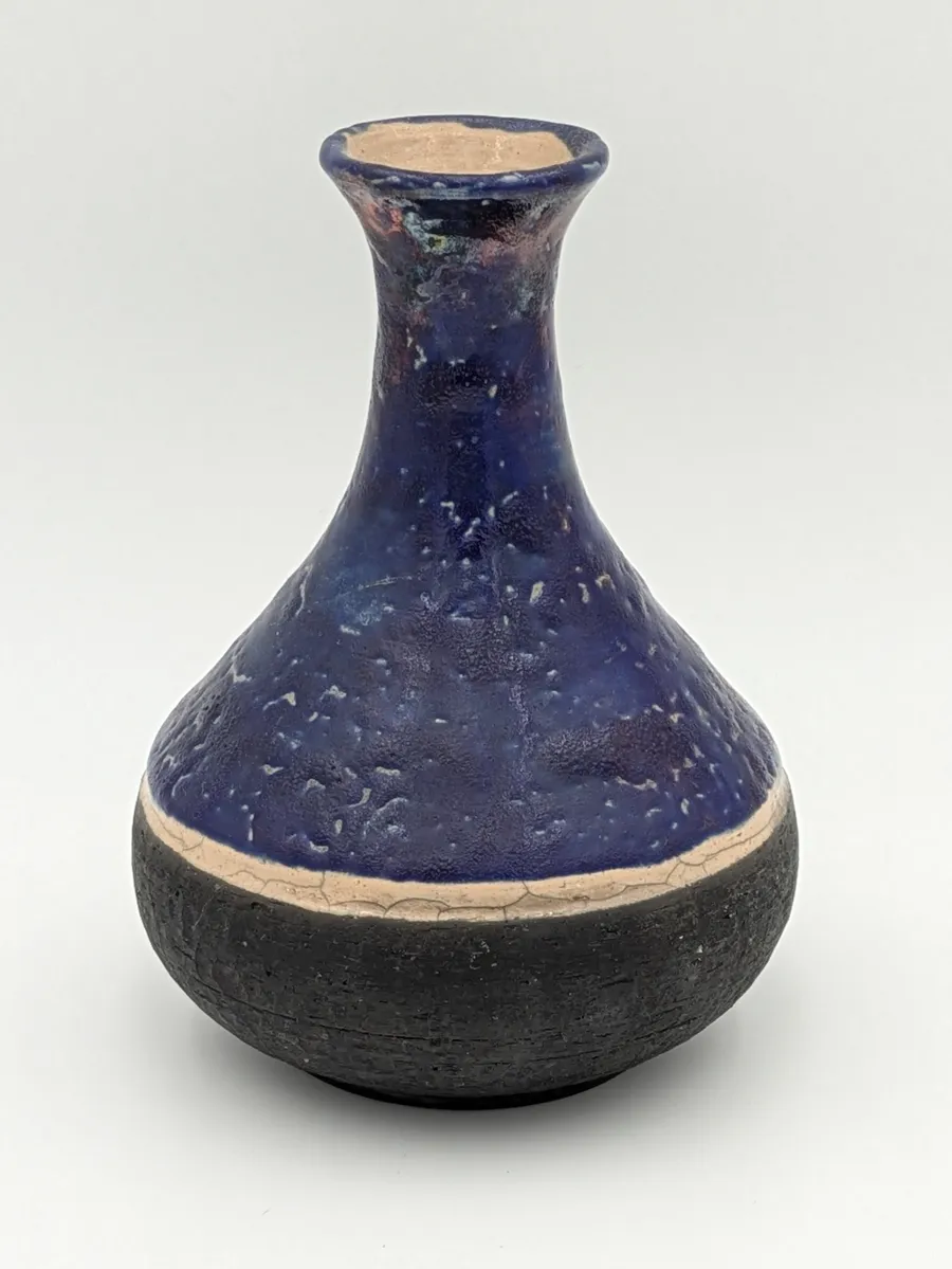 Raku bottle