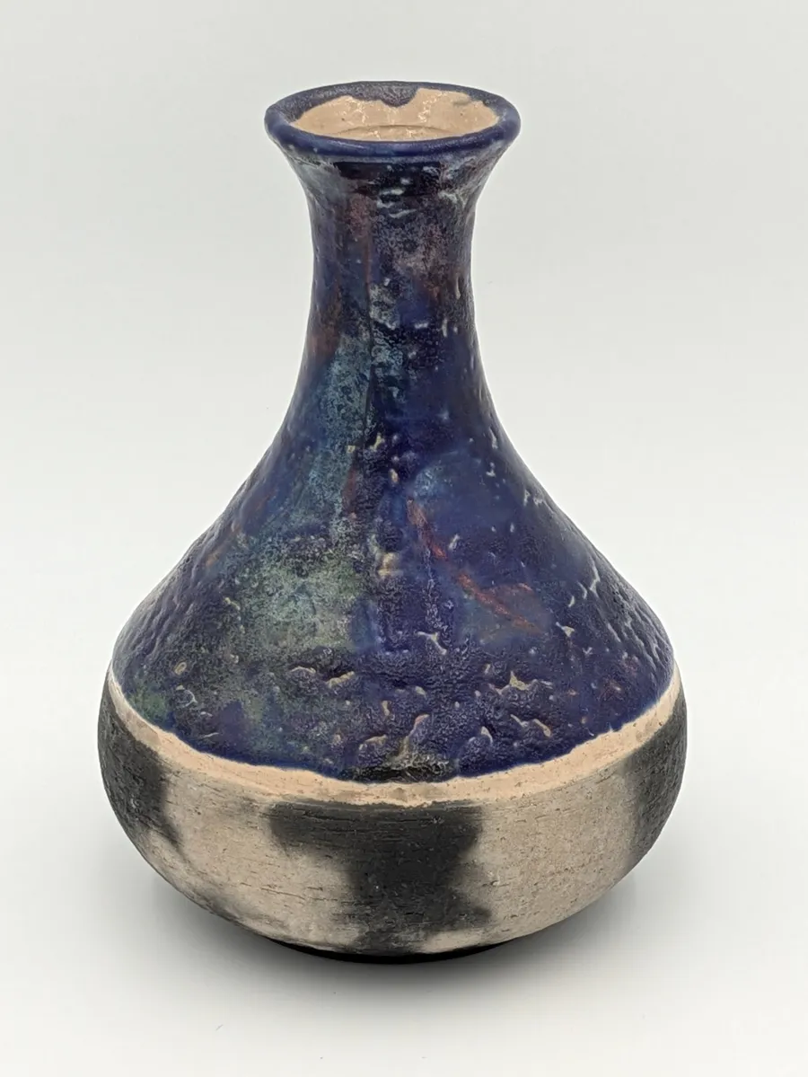 Raku bottle