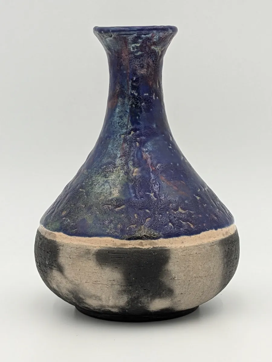 Raku bottle